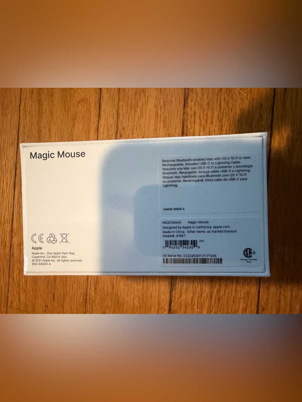 Apple Magic Mouse — USB-C to lightning